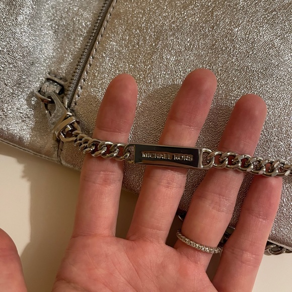 Michael Kors Leather Fold-Over Clutch / Handbag - Picture 7 of 7